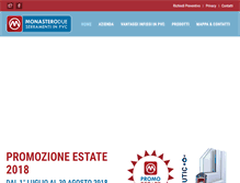 Tablet Screenshot of monasteroinfissi.com